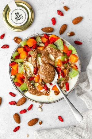 Purée d’Amandes Complètes Bio Extra Crunchy 270g | Go Nuts