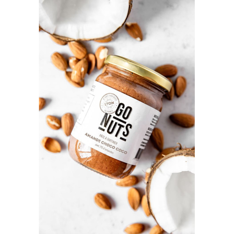 Pâte à Tartiner Amandes Choco Coco bio 280g | Go Nuts Pâte à Tartiner Amandes Choco Coco bio 280g | Go Nuts