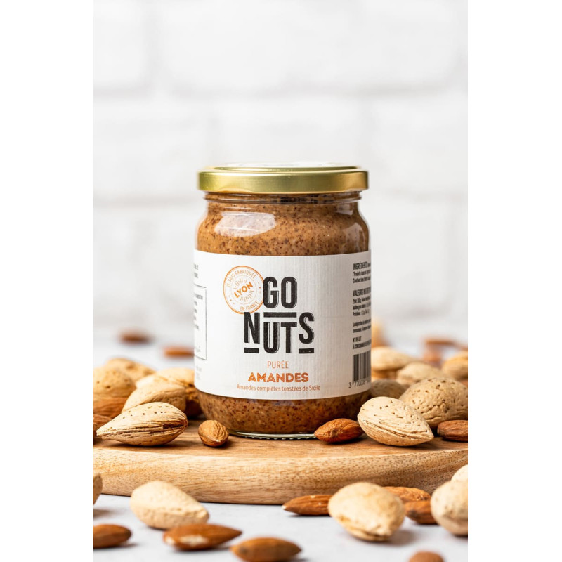 Purée d’Amandes Complètes Toastées Bio 270g | Go Nuts Purée d’Amandes Complètes Toastées Bio 270g | Go Nuts