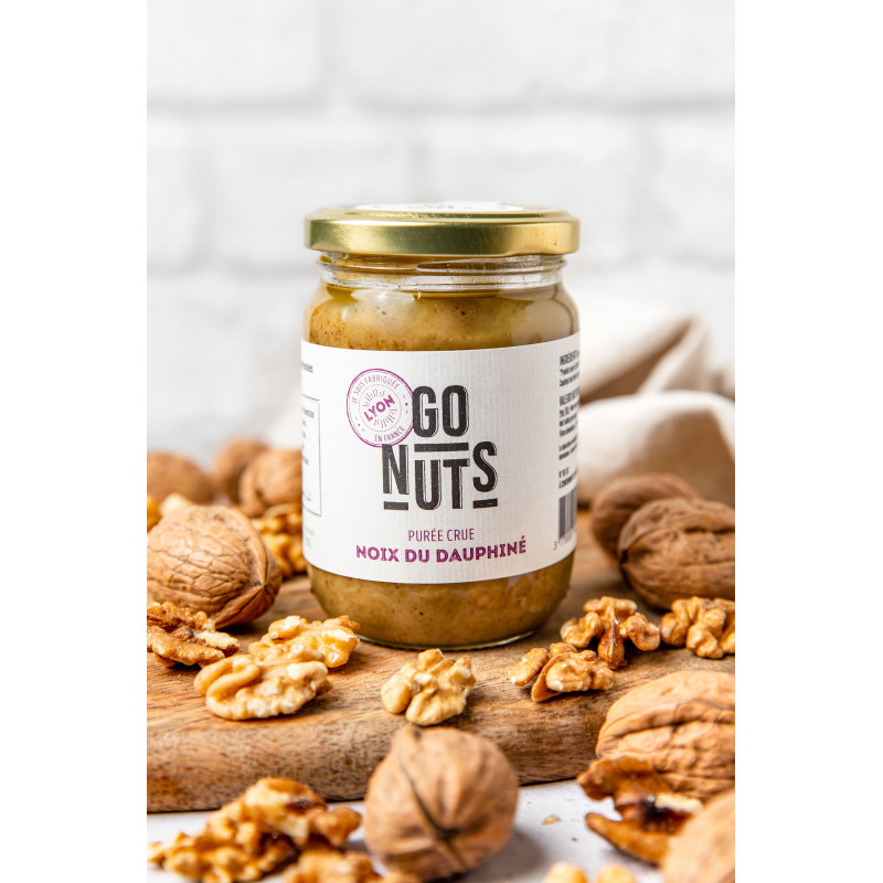 Purée Crue de Noix du Dauphiné BIO - 100% Noix de Grenoble - Go Nuts Purée Crue de Noix du Dauphiné BIO - 100% Noix de Grenoble - Go Nuts