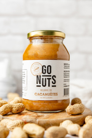 Beurre de cacahuètes bio 500g | Go Nuts