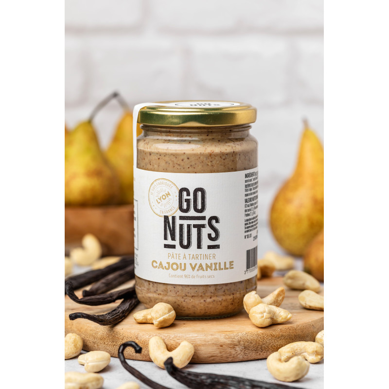 Pâte à Tartiner Cajou Vanille 270g | Go Nuts