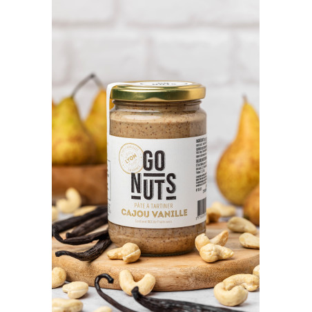 Pâte à Tartiner Cajou Vanille 270g | Go Nuts