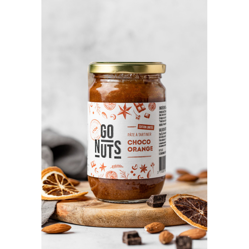 Pâte à tartiner chocolat orange bio - Goûtez l’équilibre parfait entre