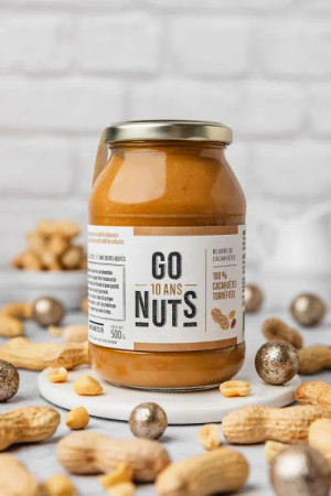 Beurre de cacahuètes bio 500g | Go Nuts