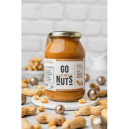 Beurre de cacahuètes bio 500g | Go Nuts