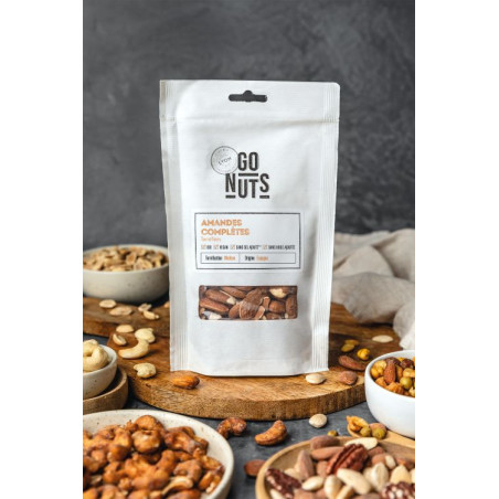 Sachet Amandes complètes 125g | Go Nuts
