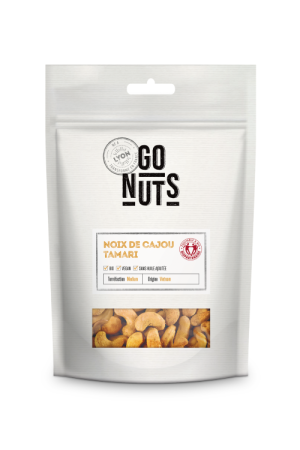 Sachet Noix de cajou Tamari 125g | Go Nuts