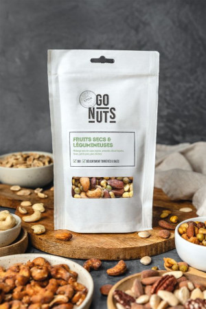 Sachet Fruits secs et légumineuses 125gr | Go Nuts