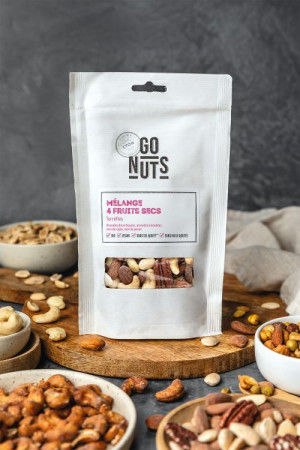 Sachets Mélange 4 fruits secs 125gr | Go Nuts