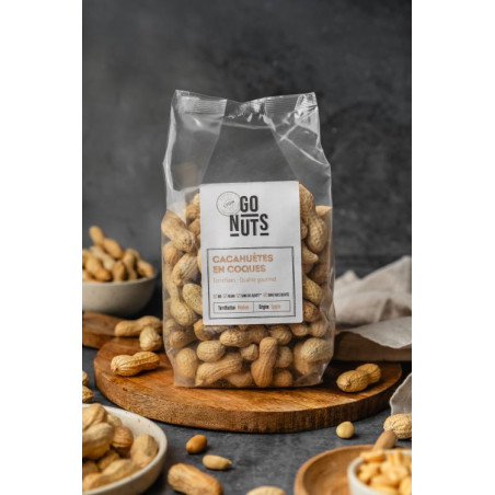 Sachet cacahuète en coque 300g | Go Nuts