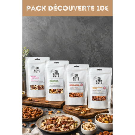 Pack apéro - Offre découverte 4 sachets | Go Nuts