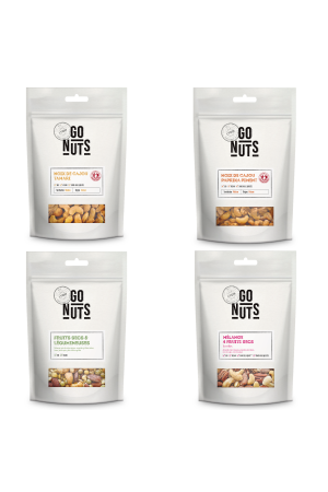 Pack apéro - Offre découverte 4 sachets | Go Nuts