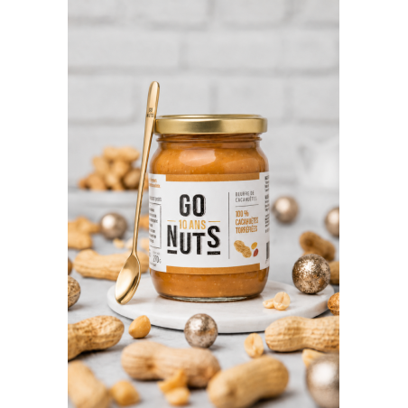 Beurre de cacahuètes + cuillère