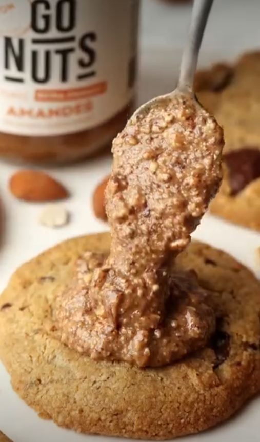 Cookies vegan sans gluten à la purée d'amandes extra crunchy Go Nuts