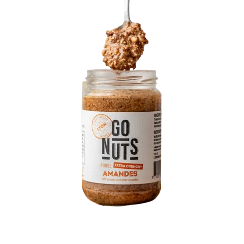 Purée d'amandes complètes extra crunchy bio Go Nuts
