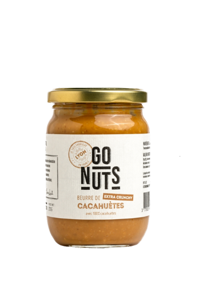 beurre de cacahuètes extra crunchy Go Nuts