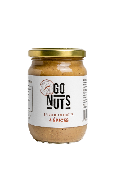 Beurre de cacahuètes 4 épices bio