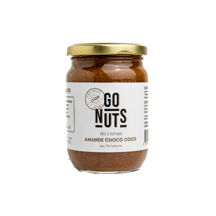 Pâte à tartiner amandes choco coco bio