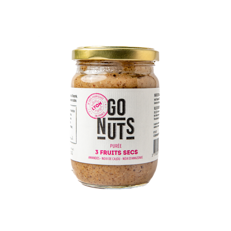 Purée 3 fruits secs bio