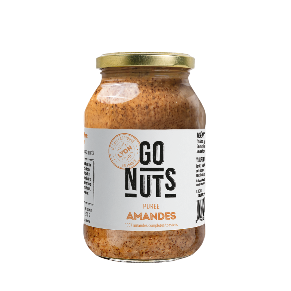 Purée d'amandes complètes toastées bio