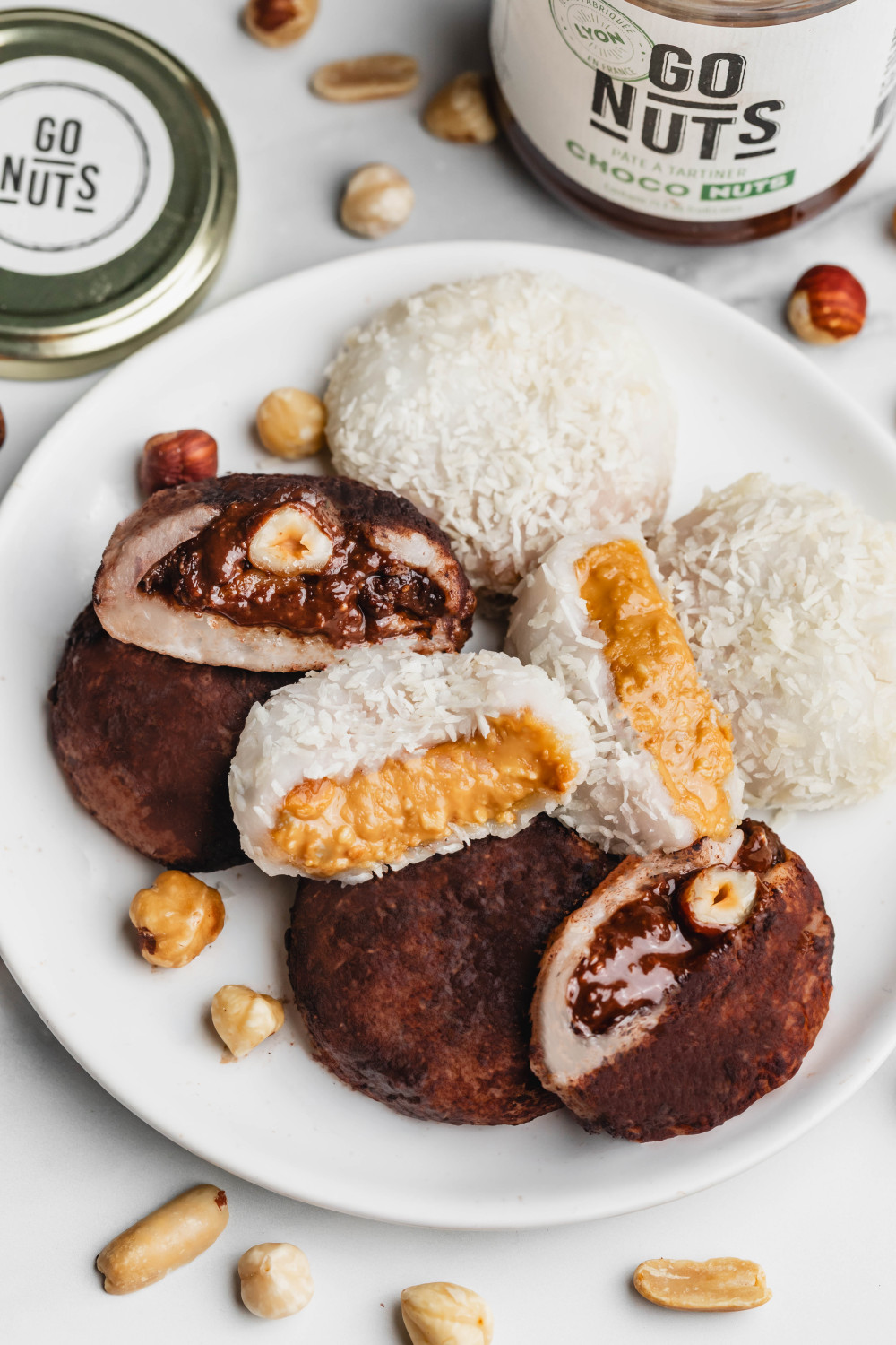 Duo de mochis fourrés Go Nuts Duo de mochis fourrés Go Nuts